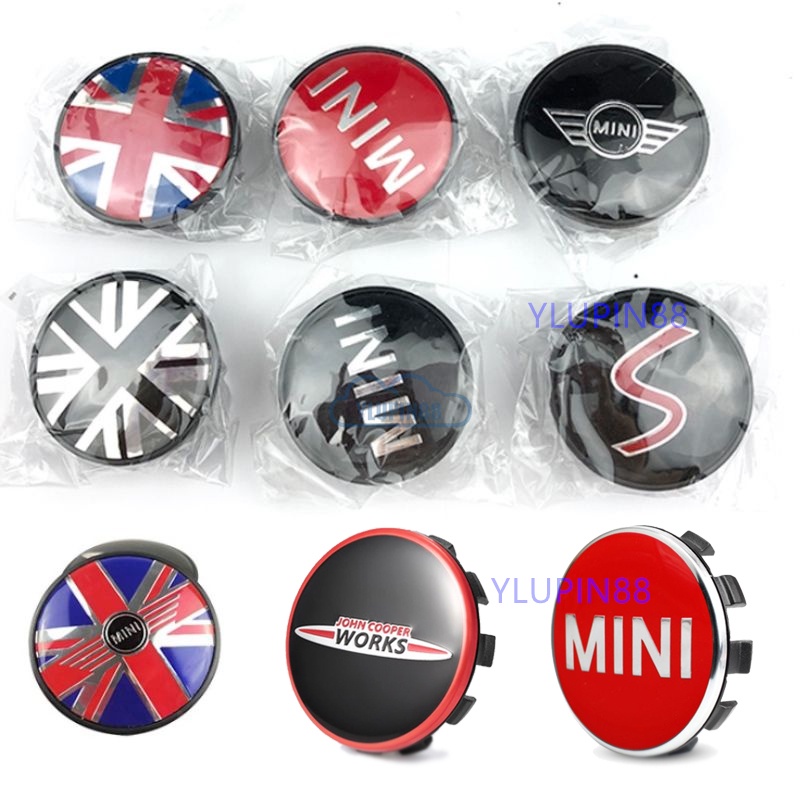 ฝาครอบดุมล้อรถยนต์ 54 มม. 56 มม. อุปกรณ์เสริม สําหรับ BMW MINI R50 R52 ...