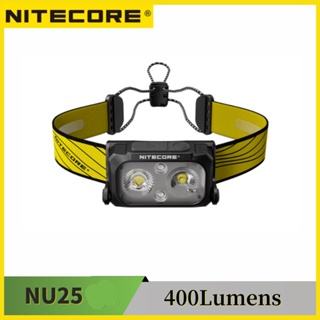 Nitecore NU25 ไฟฉายคาดศีรษะ Led 7 โหมด ชาร์จ USB พร้อมแบตเตอรี่ในตัว CREE XP-G2 S3