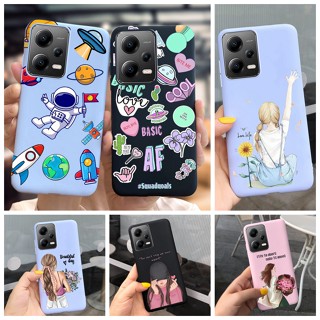 เคสโทรศัพท์มือถือ แบบนิ่ม ลายนักบินอวกาศ สําหรับ Xiaomi Poco X5 Pro 5G 2023 Xiomi PocoX5 X 5 X5Pro