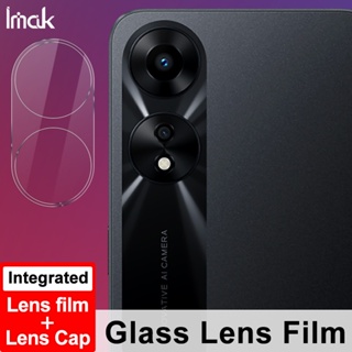 [ ฟิล์มเลนส์ + ฝาครอบ ] ฟิล์มกระจกนิรภัยกันรอยหน้าจอ HD สําหรับกล้อง iMak Oppo A78 5G