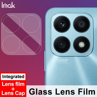 [ ฟิล์มเลนส์ + ฝาครอบ ] ฟิล์มกระจกนิรภัยกันรอยหน้าจอ กันรอยเลนส์กล้อง HD สําหรับ iMak Honor X8A 4G