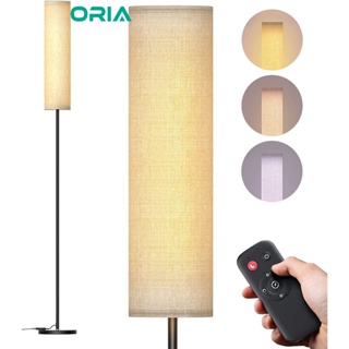 Oria โคมไฟตั้งพื้น 4 สี พร้อมรีโมตควบคุม สําหรับห้องนอน ห้องนั่งเล่น สํานักงาน