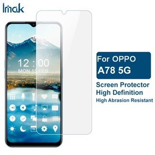 Original Imak OPPO A78 5G ฟิล์มกันรอยหน้าจอ นิ่ม นาโน ป้องกันการระเบิด ฟิล์มป้องกัน บางเฉียบ