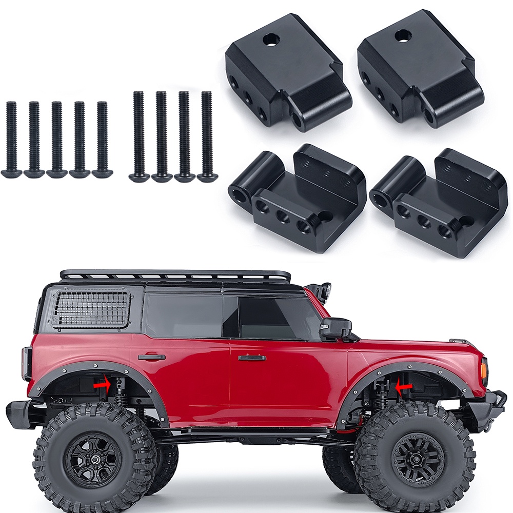 Rc Car Metal TRX4 Shock Mount Adjustable Towers for Traxxas TRX4