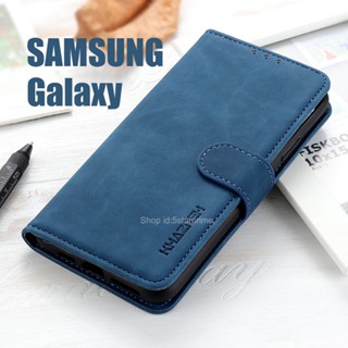 Samsung Galaxy A05s A05 A24 M14 5G A34 A54 A14 A04s A23 A13 M53 A33 A73 A23 M33 A53 M23 M52 M22 M32 A22 A03 A12 A32 A03s A52s A02s A52 A72 M12 A02 S10 Lite เคสโทรศัพท์หนัง pu แบบพลิกได้สําหรับ