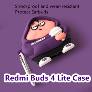 【จัดส่งรวดเร็ว】เคสหูฟัง แบบนิ่ม ลายการ์ตูน สําหรับ Redmi Buds 4 Lite