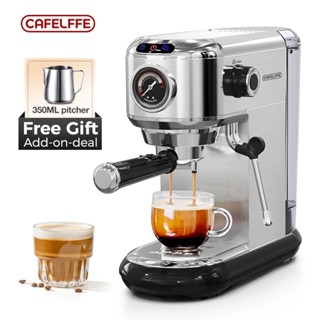 Cafelffe เครื่องชงกาแฟกึ่งอัตโนมัติ แบบบางพิเศษ MK-601