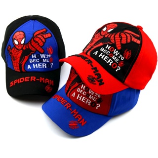 Spiderman หมวกเบสบอล ลายการ์ตูน สําหรับเด็กผู้ชาย อายุ 3-8 ปี