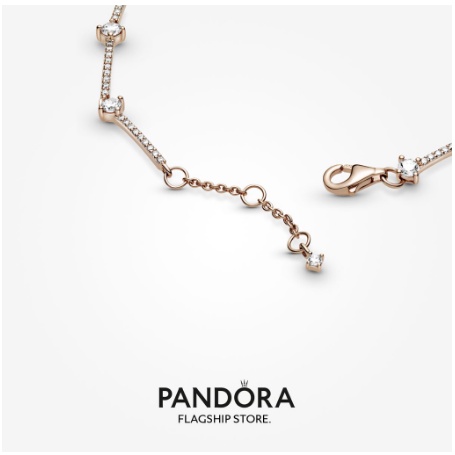 pandora-สร้อยข้อมือ-ชุบโรสโกลด์-14k