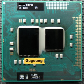 Core โปรเซสเซอร์ i5-430M 3M Cache 2.26GHz เป็น 2.53GHz i5 430M SLBPN PGA988 TDP 35W CPU แล็ปท็อป สําหรับ PM55 HM57 HM55 QM57