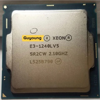 โปรเซสเซอร์ CPU Xeon E3-1240LV5 SR2CW SR2LN E3 1240L V5 2.1GHZ 25W Quad-Core E3-1240L V5 1240LV5 LGA1151