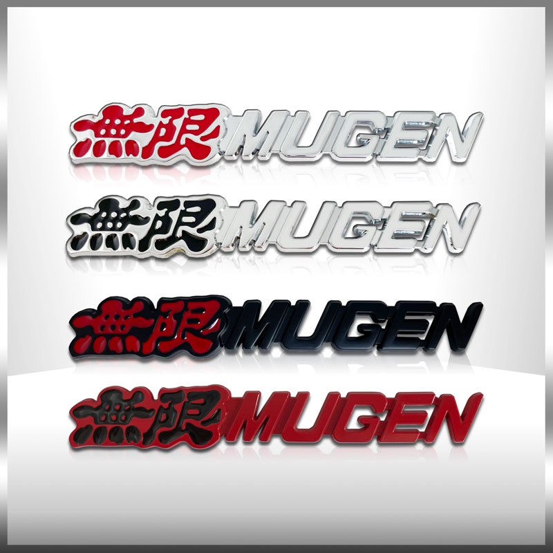 สติกเกอร์โลหะ-รูปตราสัญลักษณ์-mugen-3-มิติ-สําหรับติดตกแต่งรถยนต์-honda-mugen-civic-fit-accord-crv