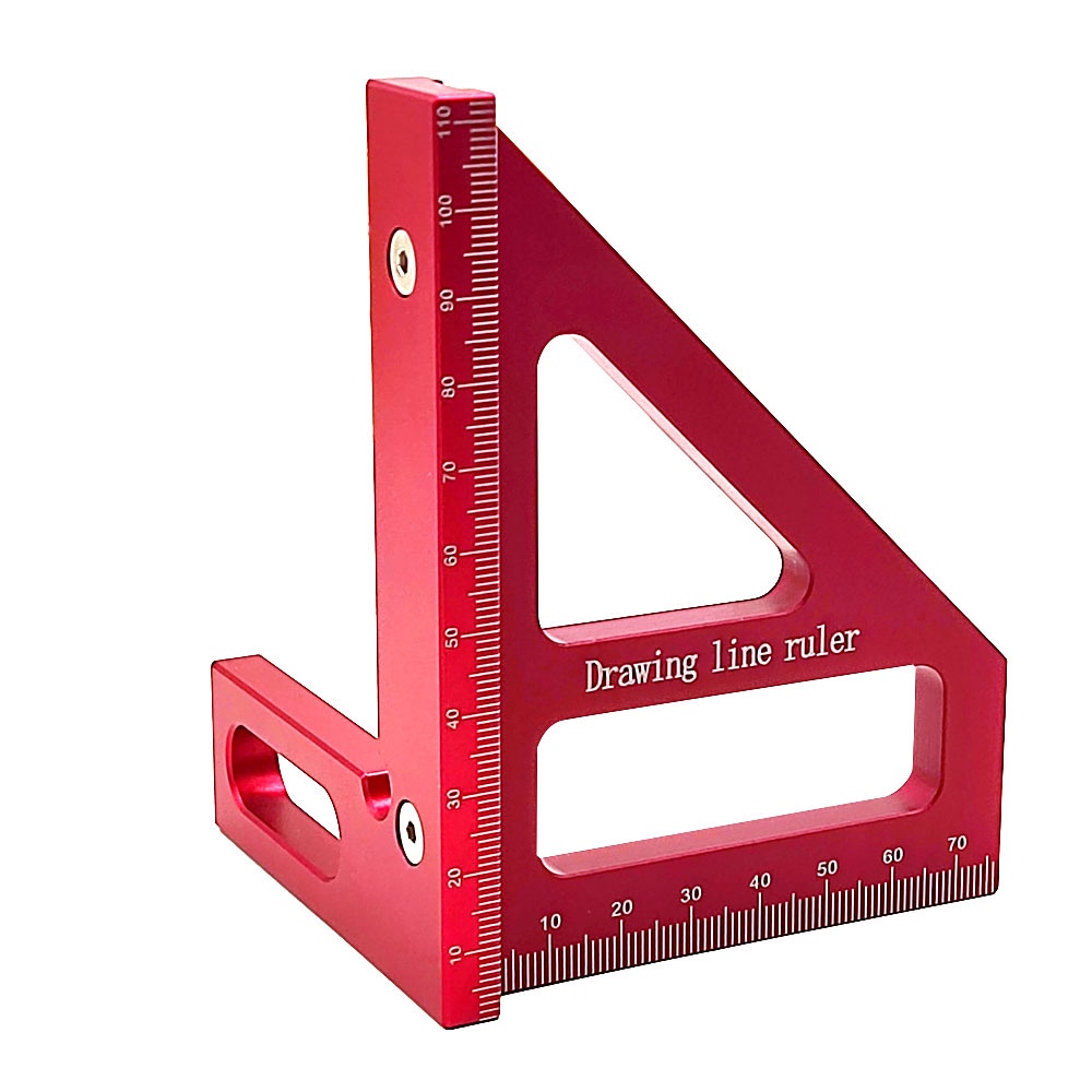 Metric Carpenter Square Woodworking Square Protractor Aluminum Miter