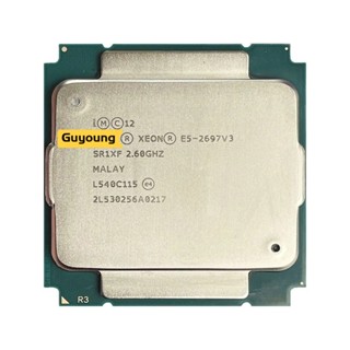 โปรเซสเซอร์ CPU E5-2697V3 Xeon E5 2697V3 14 แกน 2.60GHZ 35MB 22nm LGA2011-3 E5 2697 V3 E5-2697 V3