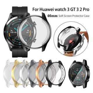 เคสนาฬิกาข้อมือ TPU แบบนิ่ม ป้องกันหน้าจอ สําหรับ Huawei Watch GT 3 P ro 2 46 มม. 43 มม. 42 มม. Huawei Watch 3
