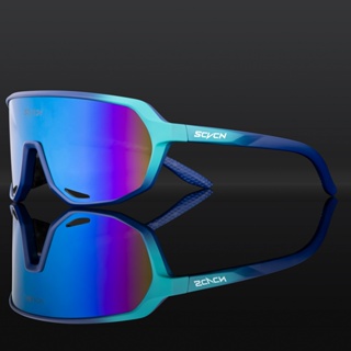 แว่นตากันแดด เลนส์โพลาไรซ์ ป้องกันแสง UV400 สําหรับขี่จักรยาน เล่นกีฬากลางแจ้ง