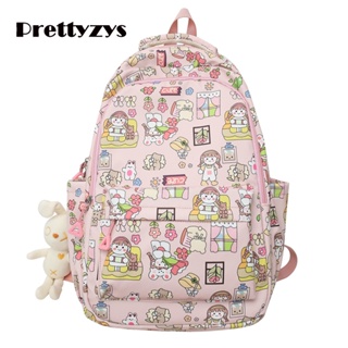 Backpack Prettyzys 2023 Korean Student Bag Large capacity Cute School 15.6 inch For Teenage Girl