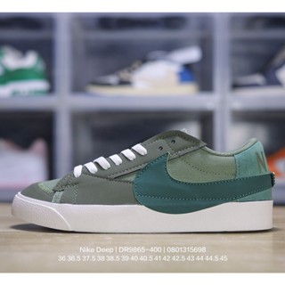 Nike Blazer 77 Low Jumbo "Deep Navy/White/Gum" 1977 Trailblazer Series Low Joker รองเท้ากีฬา รองเท้าบาสเก็ตบอล