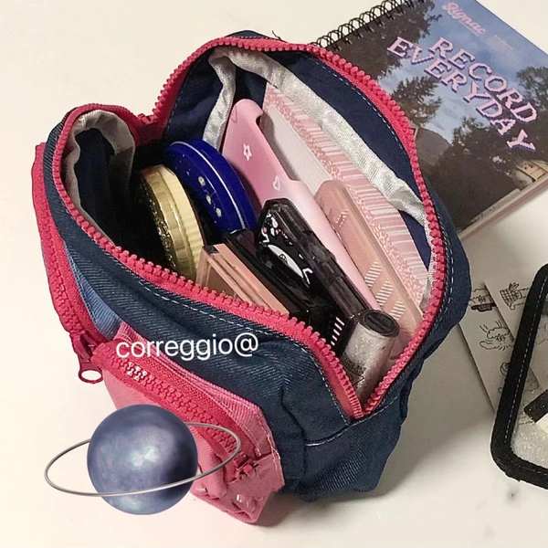 กล่องดินสอ-กระเป๋า-ดินสอ-correggio-สวยตุ๊กตารักปากกากระเป๋าแต่งหน้าผู้หญิงนักเรียนแบบพกพาความจุขนาดใหญ่-y2k-กระเป๋าเดินทางเก็บของ