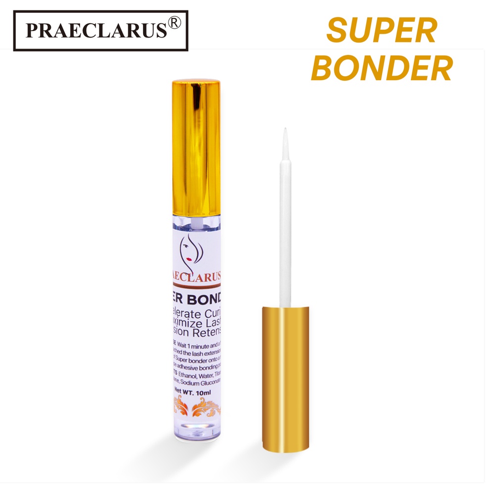 PRAECLARUS Lashes Super Bonder กาวต่อขนตา แห้งเร็ว ติดทนนาน เพิ่มความ ...