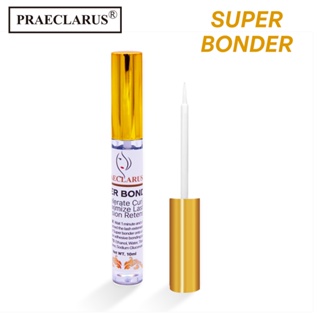 PRAECLARUS Lashes Super Bonder กาวต่อขนตา แห้งเร็ว ติดทนนาน เพิ่มความยาวขนตา