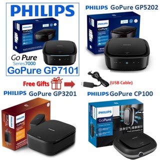 Philips GoPure Compact 100 Air Max เครื่องฟอกอากาศในรถยนต์ GP3021/GP5202/GP7101 กําจัดฝุ่น สําหรับการดูแลรถยนต์