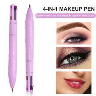 [พร้อมส่ง] 4-in-1 ปากกาเขียนคิ้ว อายไลเนอร์ กันน้ํา แบบพกพา