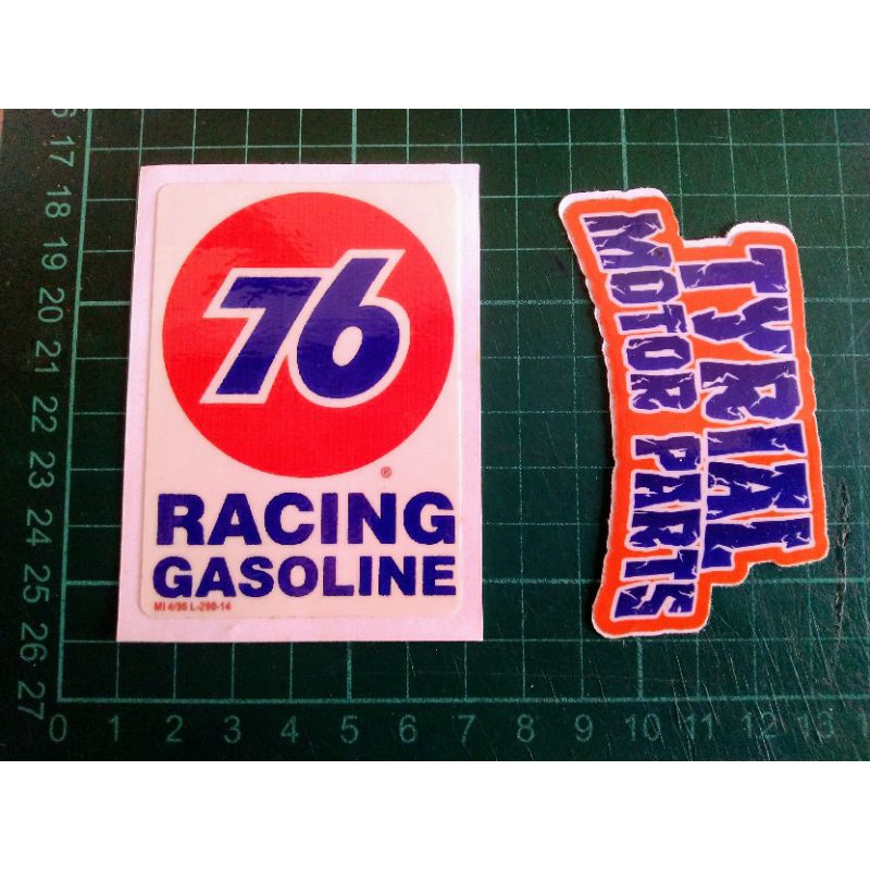 สติ๊กเกอร์ 76 RACING GAOLINE STICKER 76 NASCAR PRINT LAMINATED | Shopee ...