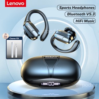 Lenovo XT80 หูฟังสเตอริโอไร้สายบลูทูธ 5.3 IPX7 กันน้ํา พร้อมไมโครโฟน สําหรับ IOS Android