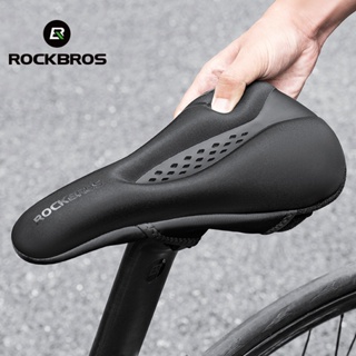 Rockbros อานเบาะนั่งจักรยาน ซิลิโคนเจล ระบายอากาศ สบาย อุปกรณ์เสริม สําหรับจักรยานเสือหมอบ