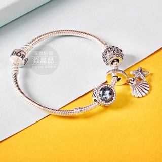 ขายดี PAN_bracelet_Bracelet_ สร้อยข้อมือเงิน 925 สีฟ้า สําหรับผู้หญิง A1 CI686 ASS6688