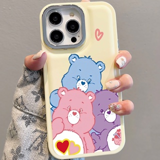 เคสโทรศัพท์มือถือนิ่ม ลายหมี สําหรับ iPhone 14Promax 13 12 11 7Plus X XR xsmax