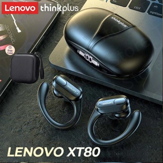 Lenovo XT80 หูฟังไร้สาย บลูทูธ 5.3 หูฟังกีฬา พร้อมไมโครโฟน ปุ่มควบคุมหูฟัง