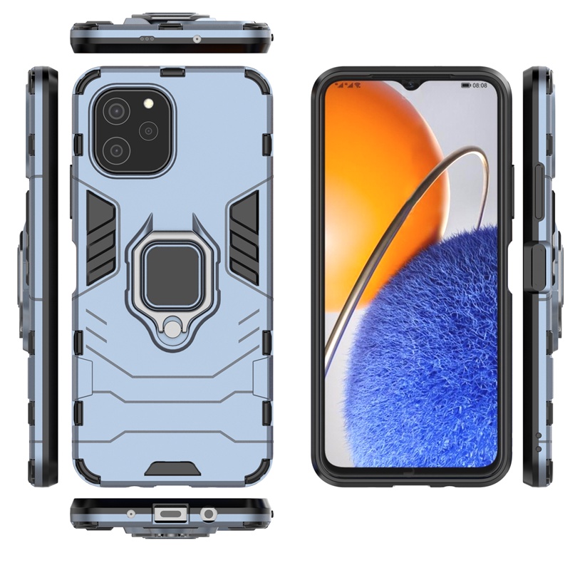 เคส-huawei-nova-y61-พลาสติกแบบแข็ง-shockproof-phone-case-back-cover-huawei-novay61-ฝาครอบกรณี