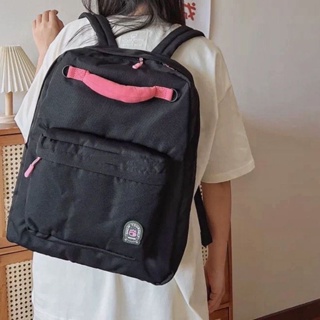 กระเป๋าเป้สะพายหลัง ขนาดใหญ่ จุของได้เยอะ สีครีม สไตล์เกาหลี สําหรับผู้หญิง นักเรียนมัธยมต้น และมัธยมปลาย