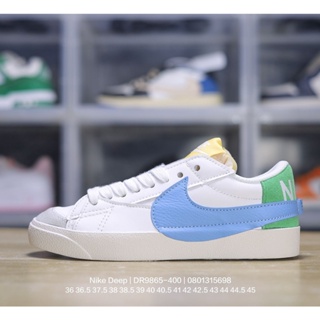 Nike Blazer 77 Low Jumbo "Deep Navy/White/Gum" 1977 Trailblazer Series Low Joker รองเท้ากีฬา รองเท้าบาสเก็ตบอล