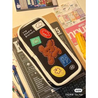 กระเป๋า ดินสอ กล่องดินสอ Little Red Book, การ์ตูนเรื่องเดียวกัน, สุนัขตุ๊กตา, กระเป๋าปากกานักเรียนความจุสูงสามมิติ, ตลกและน่ารัก, มูลค่าสูง, อเนกประสงค์