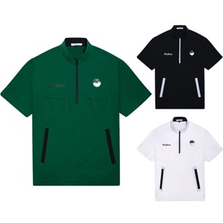 Malban เสื้อแจ็กเก็ตกันลม แขนห้าส่วน แบบแห้งเร็ว เหมาะกับฤดูร้อน สําหรับผู้ชาย F23805