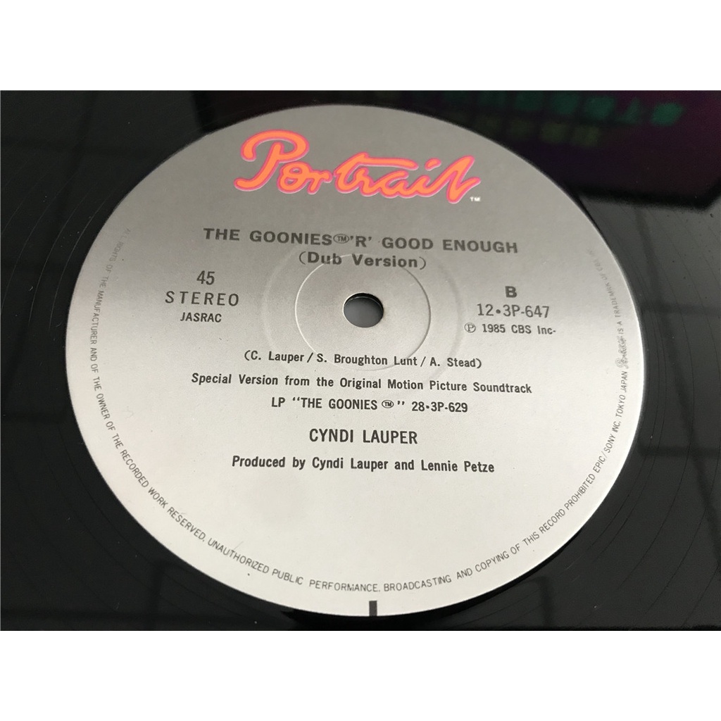 cyndi-lauper-the-goonies-r-good-enough-lp-lscp2-ของเล่นสําหรับเด็ก