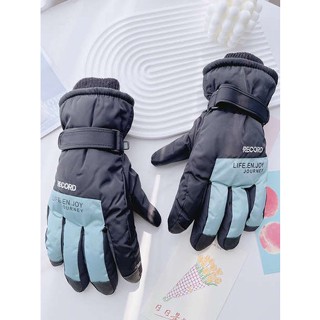 ถุงมือมอเตอร์ไซค์ ถุงมือขับมอเตอร์ไซค์ Windproof, กันน้ําและขนแกะ, รถจักรยานยนต์ที่อบอุ่น, ขี่จักรยานกันเย็น, ขี่จักรยานสกี, ทั้งหมดหมายถึงซื้อกลับบ้าน, ถุงมือผู้ชาย, ฤดูหนาวของผู้หญิง