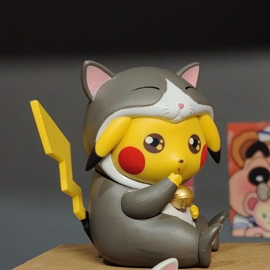 [เครื่องประดับเล็ก ๆ น้อย ๆ น่ารัก] โปเกมอน Pikachu cos Bell Cat Pokemon Pokémon รถสํานักงาน
