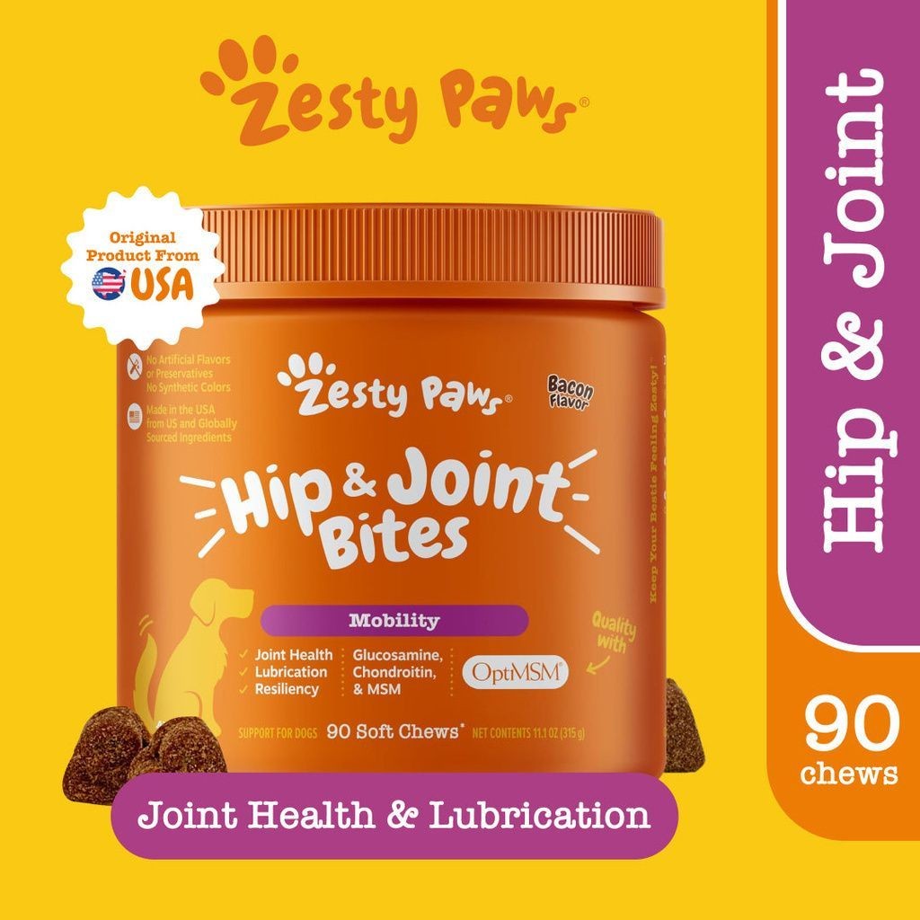 Zesty Paws Hip & Joint Mobility Bites 90 Soft Chews