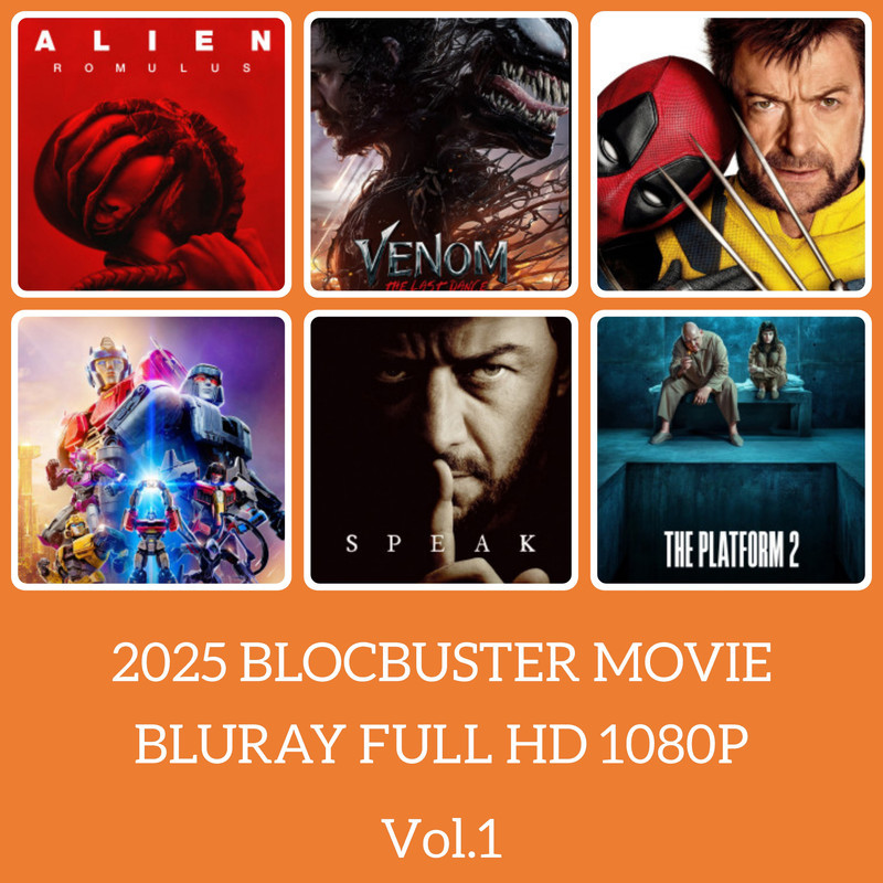 [MOVIE Pendrive] 2025 BLOCKBUSTERS COLLECTION เปิดตัวใหม่ VOL.1