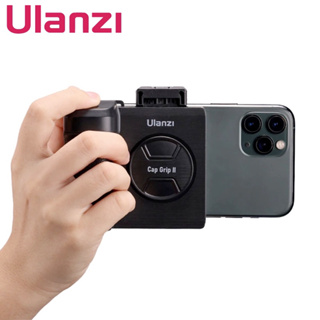 Ulanzi CG01 CapGrip II บลูทูธ รีโมทคอนโทรล ที่วางโทรศัพท์ คลิป Vlog เมาท์ Cold Shoe สําหรับสมาร์ทโฟน มือถือ