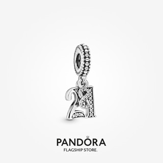 Pandora charm 21st ของขวัญวันหยุด ห้อยจี้ สําหรับผู้หญิง p804