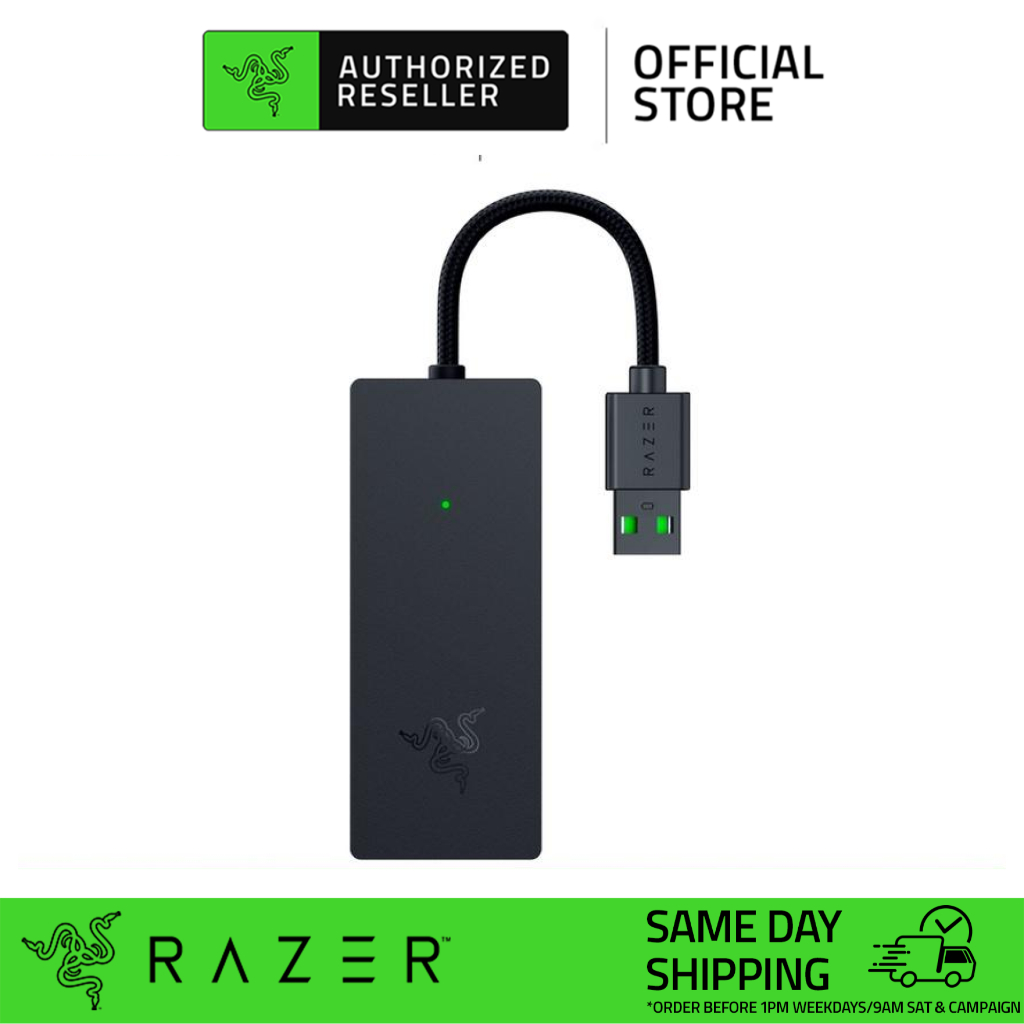 การ์ดจับภาพ Razer Ripsaw X USB พร้อมการเชื่อมต่อกล้องสําหรับการสตรีม 4K ...