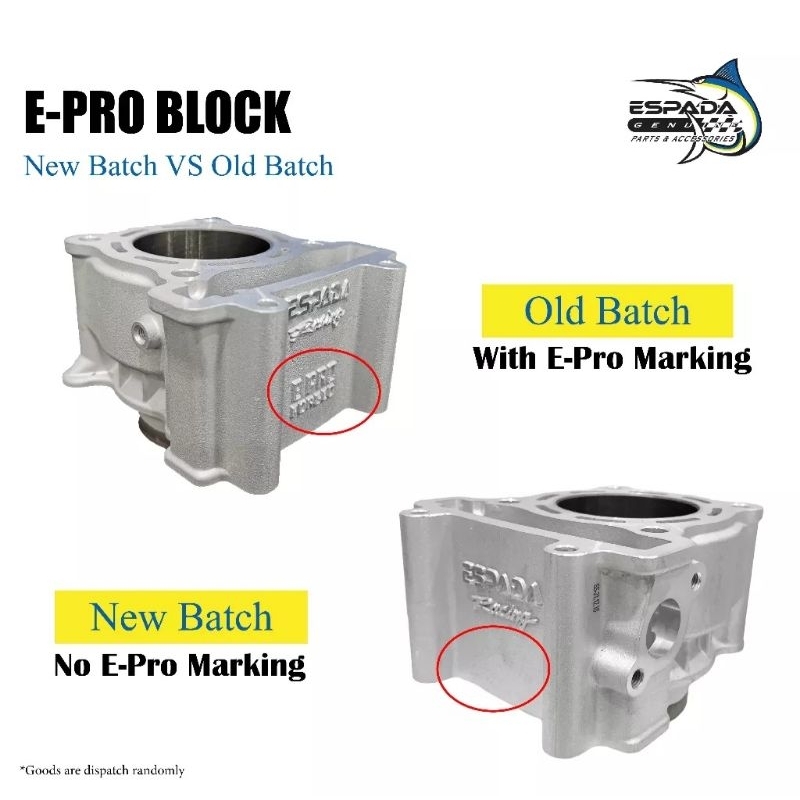 Espada Racing Block เซรามิค E PRO ลูกสูบปลอม LC135 Y15ZR FZ150 62 มม. ...