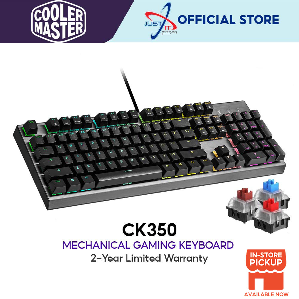 Cooler Master CK350 CK-350 RGB Mechanical Gaming Keybord (OUTEMU BLUE ...