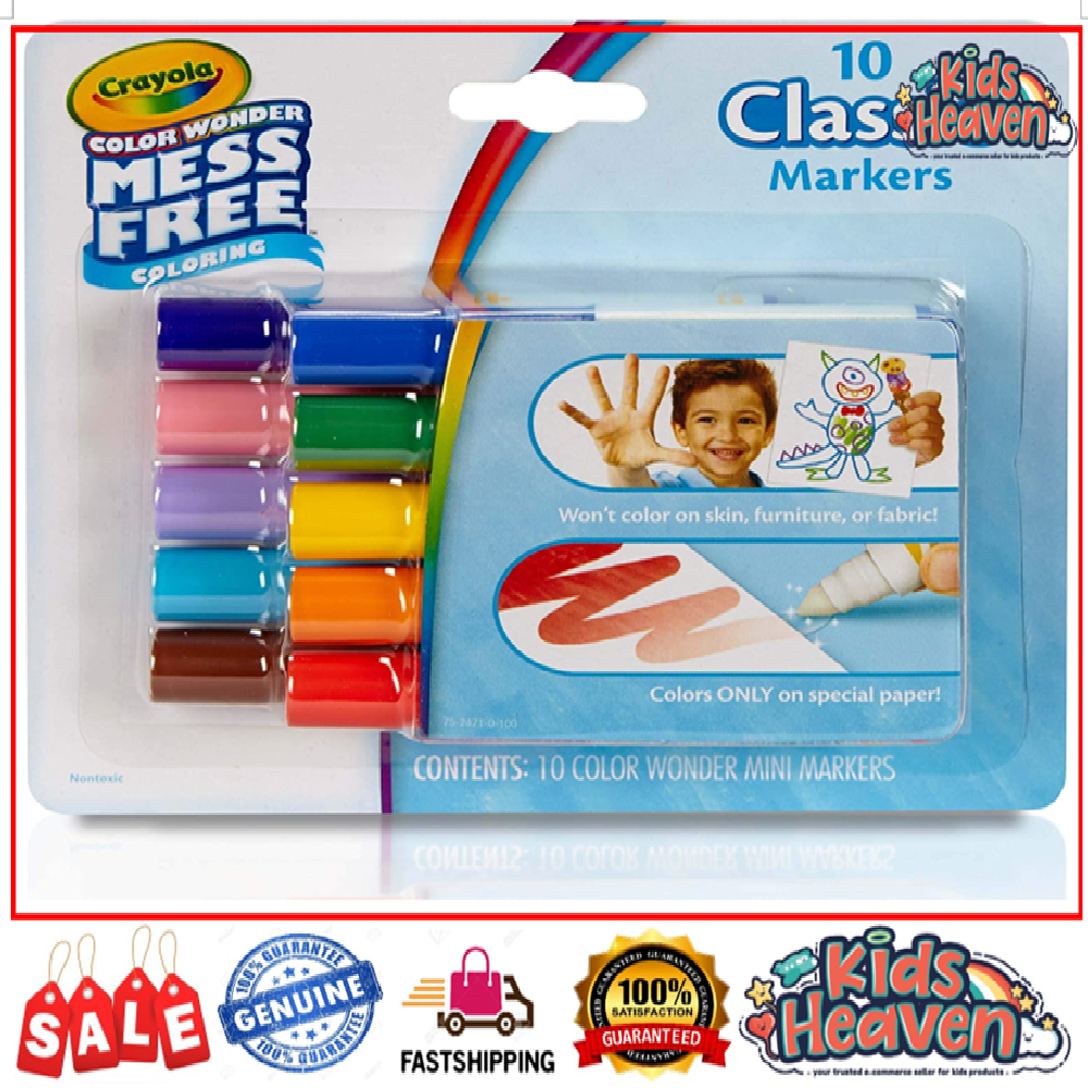 Crayola COLOR WONDER Markers (25pcs) (No Book), Hobbies & Toys