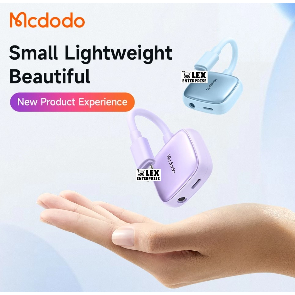 ใหม่-mcdodo-ca-274-อะแดปเตอร์เสียงดิจิทัล-l-เป็น-l-และแจ็คเสียง-3-5-มม-สําหรับ-iphone-ipad-รองรับ-2-in-1-และสายไมค์